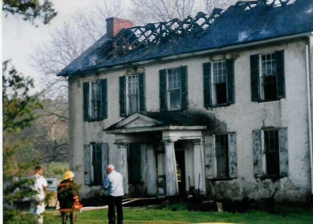 Abandoned house fire in Gap at Routes 30 & 897... 4/25/94